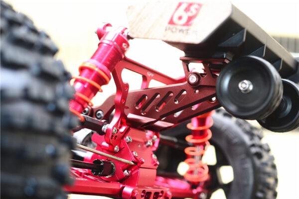 GPM Alu Lenkstangen Set Für Arrma 1:8 KRATON 6S / Outcast 6S - 5-teilig In Rot