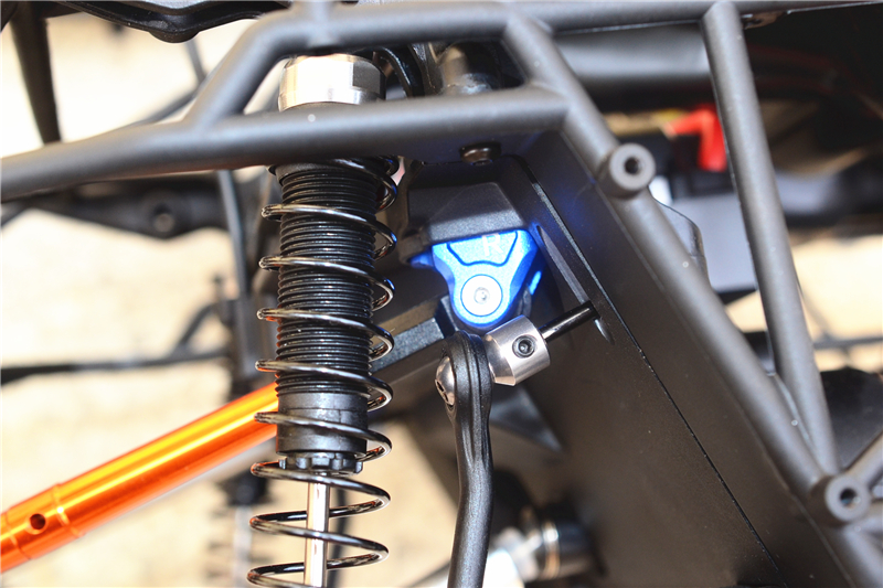 LOSI HAMMER REY / ROCK REY / BAJA REY 1:10 ALLOY REAR UPPER AXLE MOUNT ...