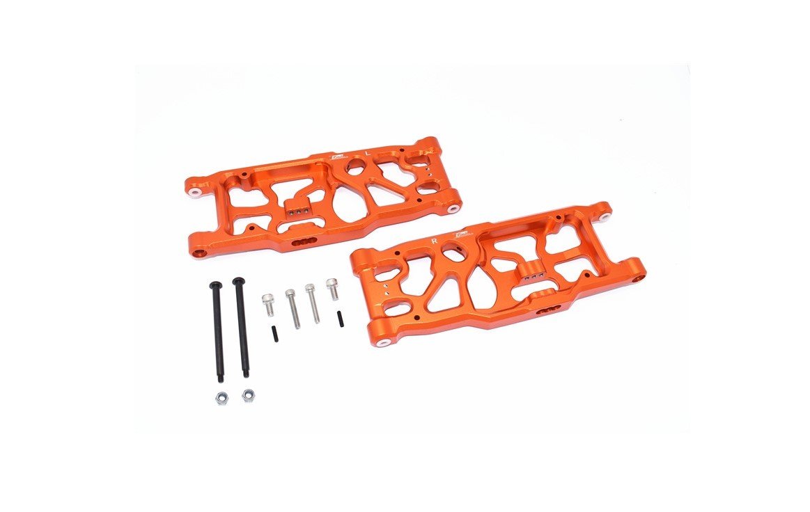 GPM Aluminium Chassis Schutzplatte Für Arrma KRATON/Outcast/Notorious/SENTON 6S BLX – 1-teiliges Set In Schwarz