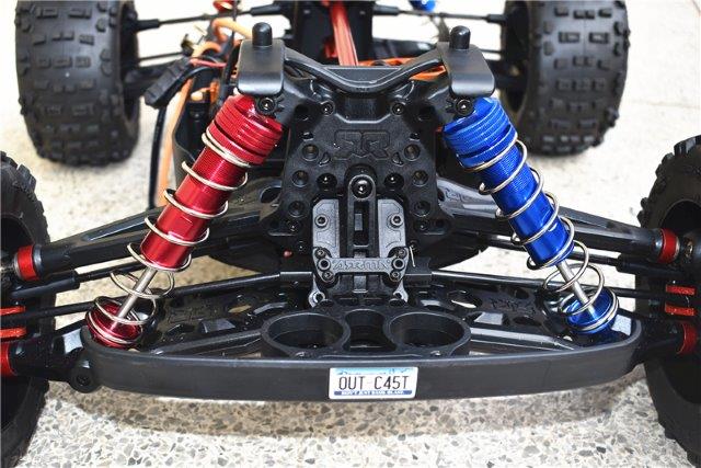 Arrma Outcast 8S EXB BLX 1:5 RTR 4WD Stunt Truck - Gunmetal - Foto 6