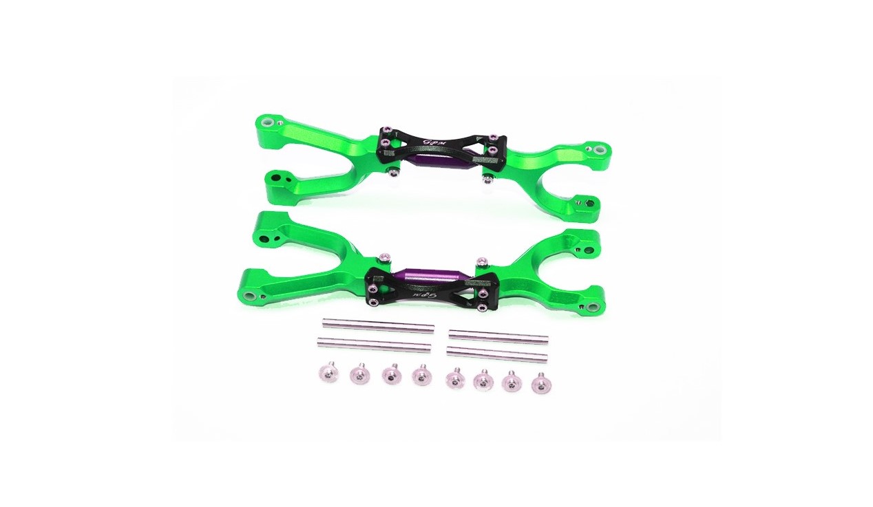 GPM Racing Aluminum Front Upper Suspension Arm Set For Traxxas UDR