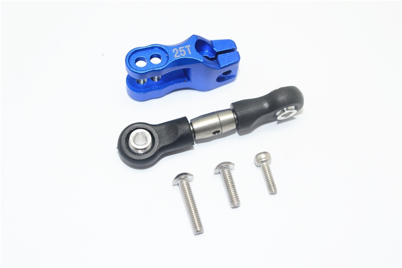 GPM Racing Aluminum Servo Horn TRX8543 + CVD Adjustable Servo Arm