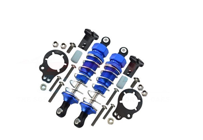 GPM Aluminium Wheelie Bar Für Tamiya Lunch Box – Tuningteil In Blau, 1 Set