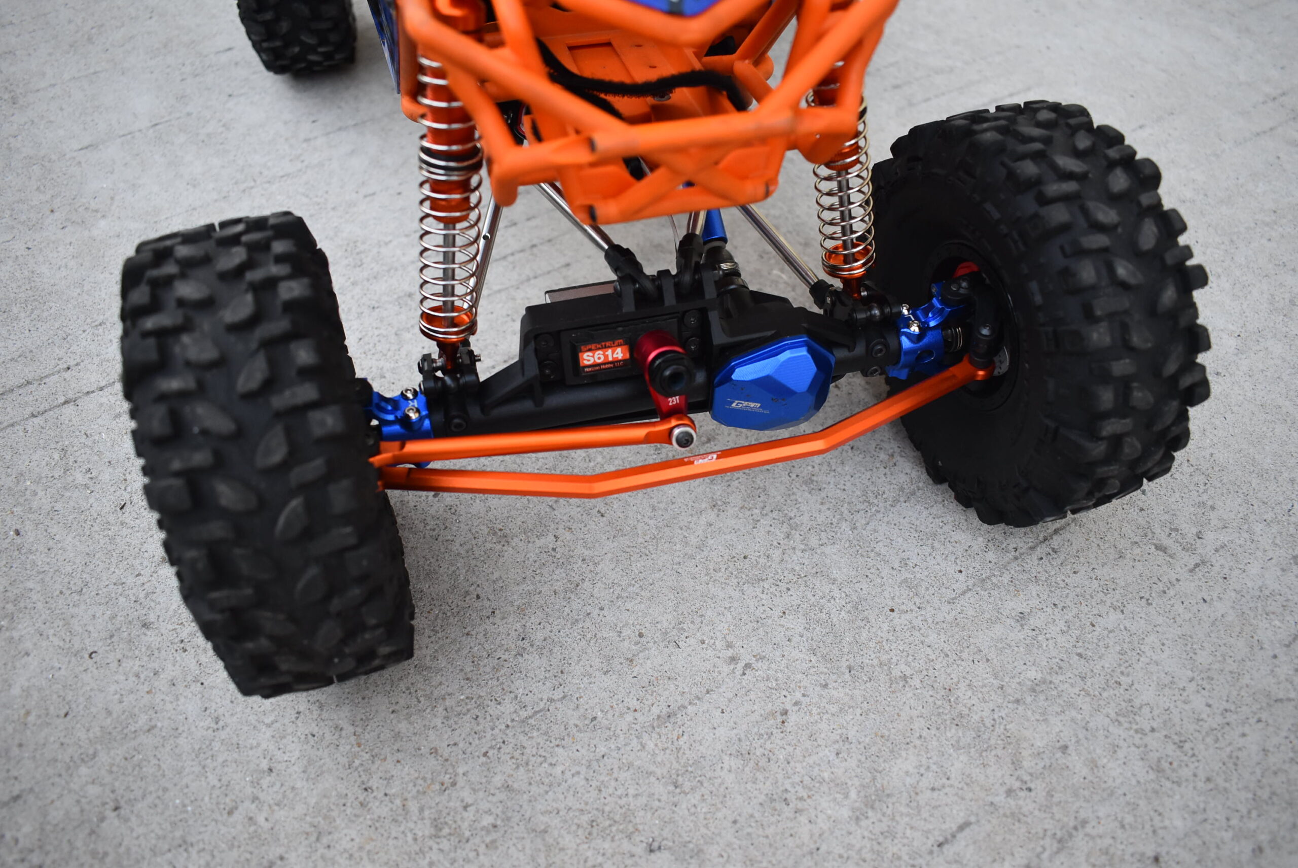 GPM RACING ALUMINUM STEERING LINK / ROD SET WITH 25T SERVO HORN BUILT