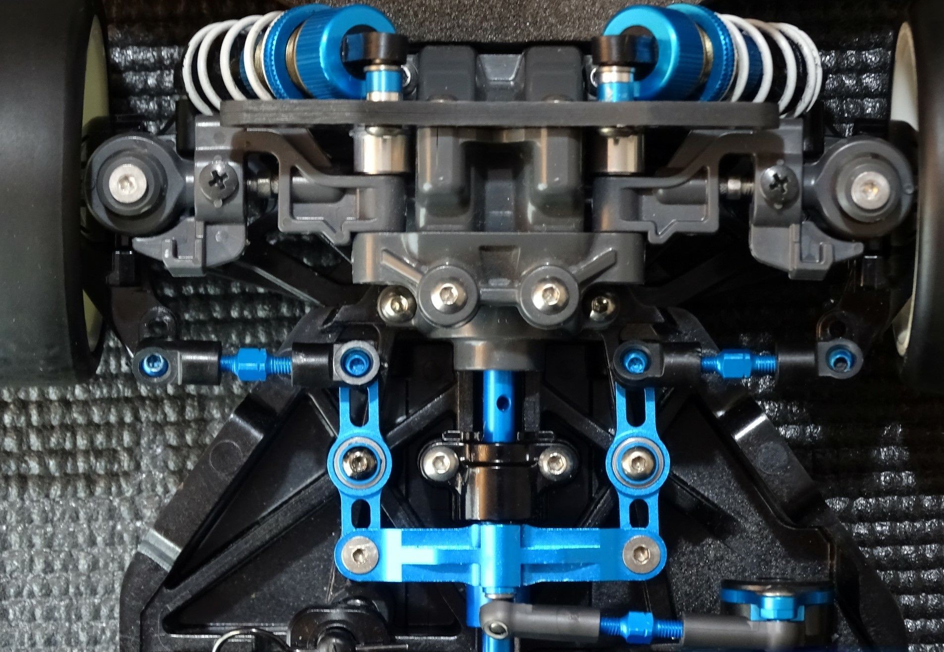 Tamiya TT-02 Upgrade Parts Aluminum Steering Assembly With Bearing - 1