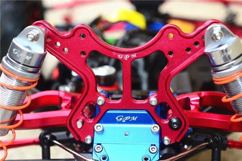 GPM Aluminium Chassis Schutzplatte Für Arrma KRATON/Outcast/Notorious/SENTON 6S BLX – 1-teiliges Set In Schwarz