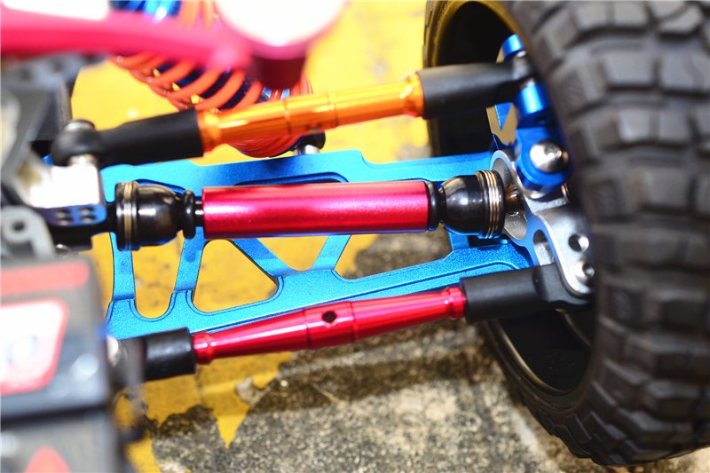GPM Aluminium Rear Knuckle Arms Für Axial EXO Terra Buggy – 1 Paar, Grau-silber