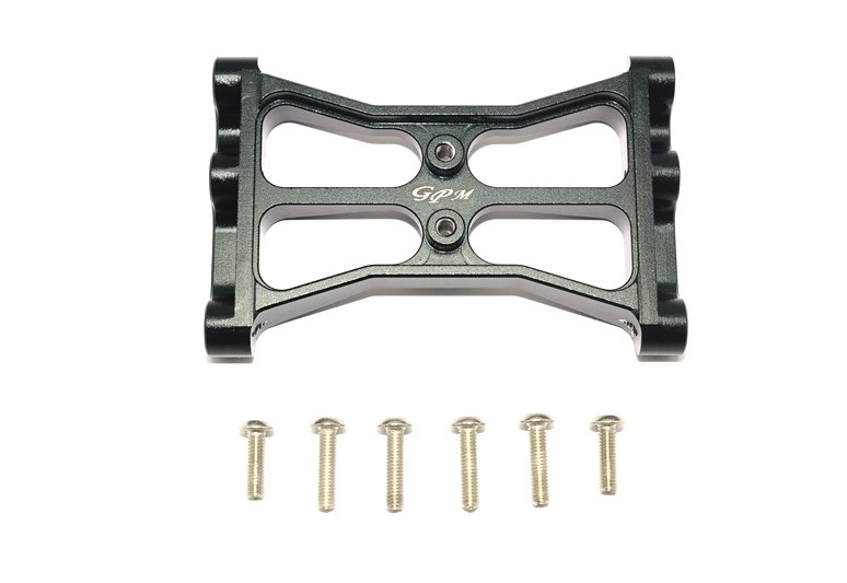 GPM Traversa Telaio In Alluminio Per Traxxas TRX-4 Defender / TRX-6 G63 - Argento, Set 1 Pezzo