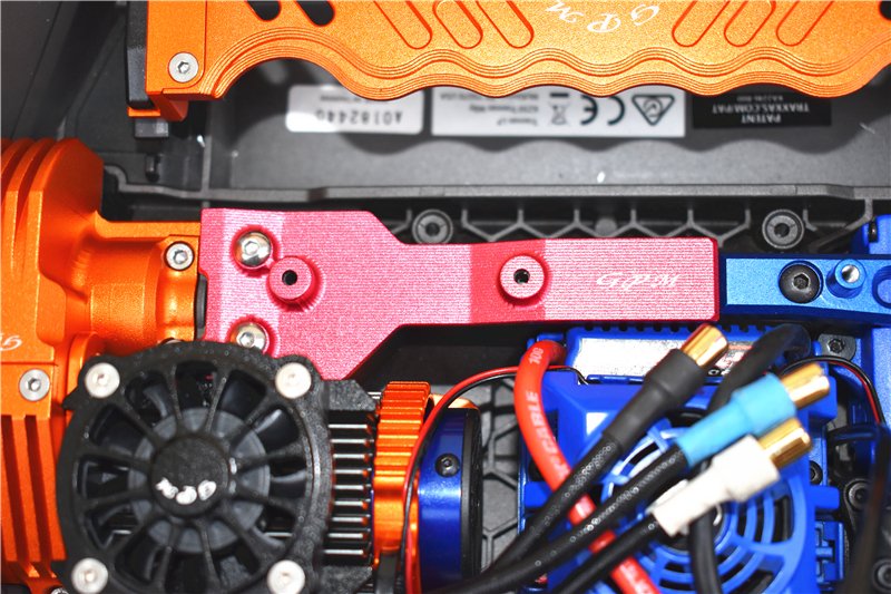 TRAXXAS MAXX 4S 1/10 CNC ALLOY REAR CHASSIS LINK SUPPORT GPM UPGRADE ...