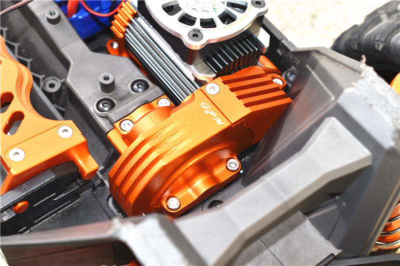 GPM Set Di 2 Protezioni Servo In Alluminio Per Traxxas 1/16 Mini E-Revo E Mini Rally - ERV024X-S, Argento, Ricambi Upgrade