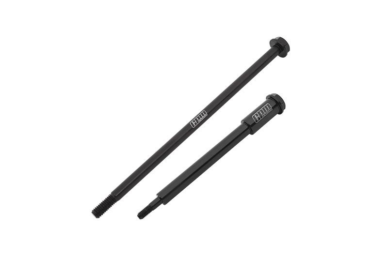 Essieux Carbone Acier Pour Roues Avant/arrière – Losi 1/4 Promoto-MX – Pièces Upgrade Noires – Réf. LOS262015