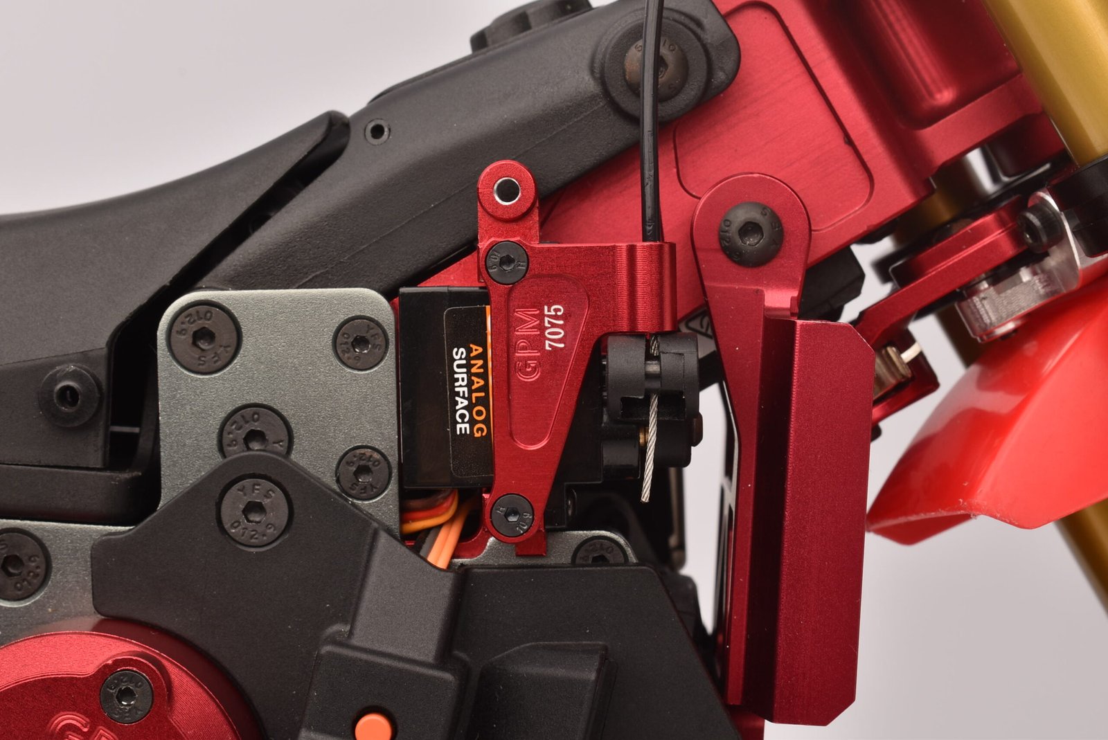 Levigo Étrier Arrière Moto RC Aluminium 7075 – Compatible LOSI 1/4 PROMOTO- MX/FXR-LOS06000, Vert Usinage CNC LOS06000 Levigo Étrier Arrière Moto RC Aluminium 7075 – Compatible LOSI 1/4 PROMOTO- MX/FXR-LOS06000, Vert Usinage CNC LOS06000